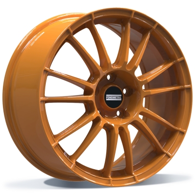 Fondmetal 9RR - GLOSSY ORANGE - 9.5J x 19inch ET32 5x120 naaf 72.5