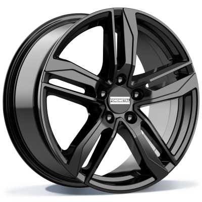 Fondmetal HEXIS (FMI01) - GLOSSY BLACK - 8.5J x 19inch ET32 5x112 naaf 57.1