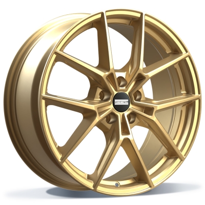 Fondmetal IUPITER (FMI14) - MATT GOLD - 8.5J x 19inch ET45 5x112 naaf 66.5