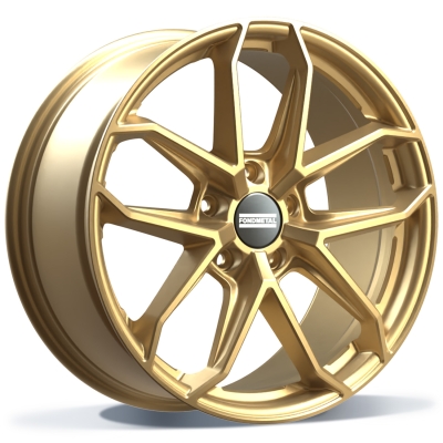 Fondmetal ZELOS (FMI15) - MATT GOLD - 9.5J x 21inch ET60 5x130 naaf 71.6