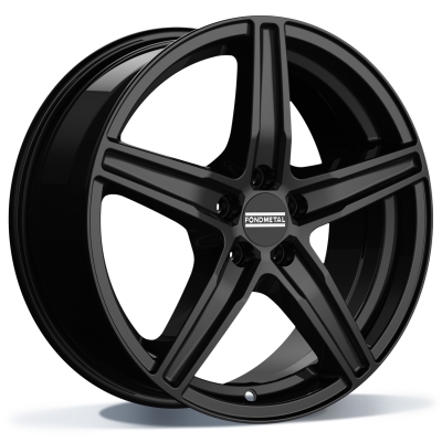 Fondmetal 8100 - GLOSSY BLACK - 6.5J x 16inch ET50 5x114.3 naaf 67.1