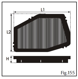 GREEN Vervangingsfilter Honda Shuttle 1995-2001 2.2i 16v