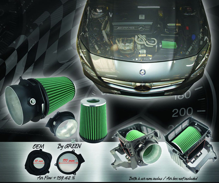 GREEN Performance Kit Mercedes CLA [C117/X117] 2013- 45AMGINTAKE KIT 2013-