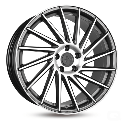 Keskin KT17 - PALLADIUM FRONT POLISH - 8.5J x 19inch ET40 5x114.3 naaf 72.6