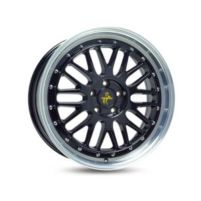 Keskin KT22 - BLACK LIP POLISH - 8.5J x 19inch ET35 5x120 naaf 72.6