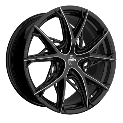 Keskin KT24 - BLACK SECRET DIAMOND - 8.5J x 19inch ET45 5x114.3 naaf 72.6