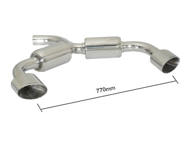Ragazzon Einddemper VW Golf Mk6 (typ 1K) - 2.0GTD (125kW) 11/2008-