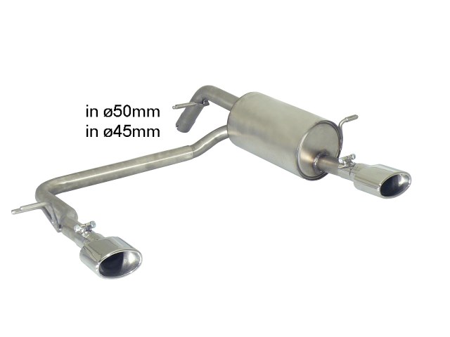 Ragazzon Einddemper Peugeot 208 Mk1 2012-2019 - 1.4VTi (70kW) 2012-