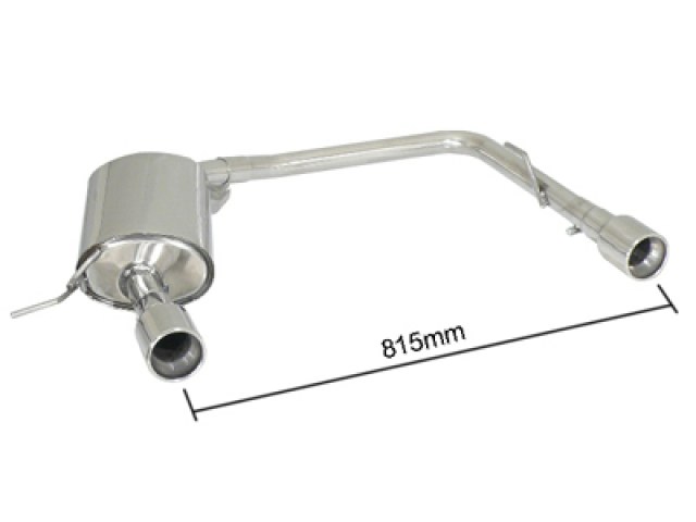 Ragazzon Einddemper BMW 3serie E90-E91-E92-E93 2005-2013 - E91(Touring) 320D - 320xD (130kw) 2007-2010