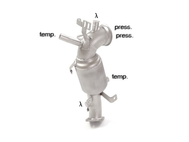 Ragazzon RVS metalen katalysator 200cpsi Fiat 500X (typ334) 2015-2023 - 1.3 T4 (110kW) 2018-2022