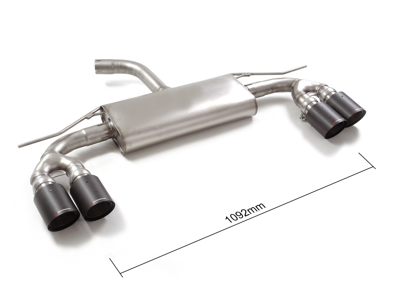 Ragazzon Einddemper Audi A3 (typ 8Y - GY) 2020- Sportback 35TFSI (110kW) 2020-