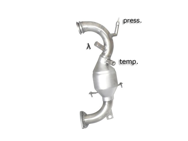 Ragazzon Katalysator + RVS Roetfilter Vervangingspijp Opel Astra J 2009-2018 - 2.0CDti (118kW) + Sports Tourer 2009-2012