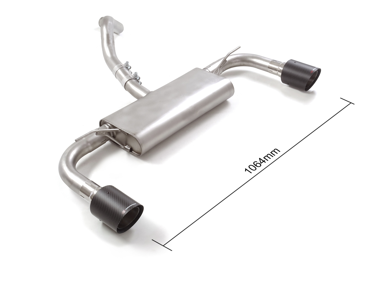 Ragazzon Einddemper Ford Focus Mk4 (typ DEH) 2018- 1.0 Ecoboost (114kW Hybrid - NO Multilink) 2020-