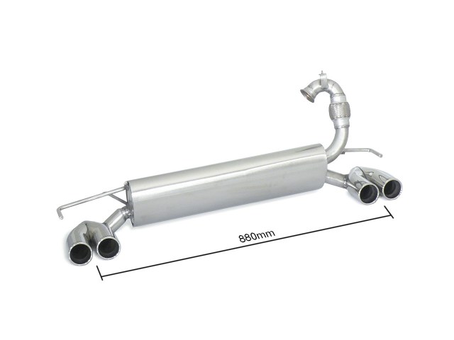 Ragazzon Einddemper Smart Fortwo (typ453) 2014-2024 - 1.0 (45kW) 2015-2017