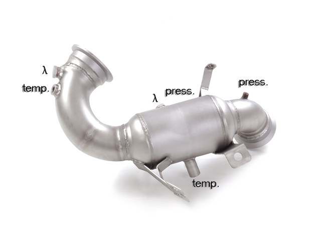 Ragazzon Metalen katalysator 200 cpsi Mercedes GLA (H247) 2020- AMG 45S 4MATIC (310kW) 2020-