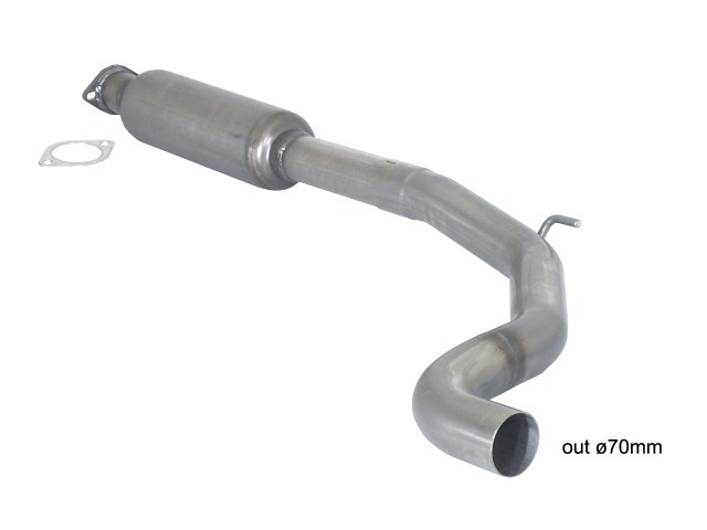 Ragazzon Middendemper Abarth Grande Punto + Evo (typ199) 2008-2014 - Evo Abarth 1.4 Turbo Multiair (120kW) &oslash;70mm 10/2009-2014