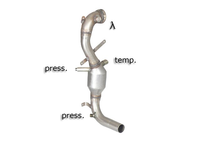 Ragazzon Katalysator + RVS Roetfilter Vervangingspijp Fiat Grande Punto + Punto Evo (typ199) 2005-2012 - 1.3 Multijet 16V (55 / 70kW) DPF 2010-