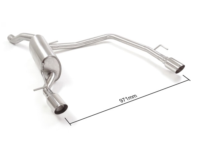 Ragazzon Einddemper Seat Ibiza Mk5 (KJ - 6F) 2017- 1.5TSI (110kW) / 1.5TSI (110kW) FR 2017-
