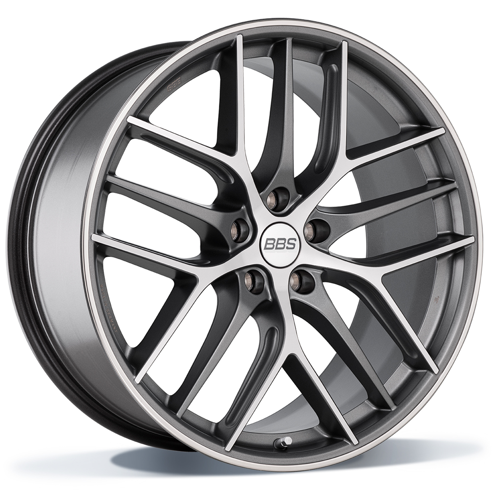 BBS CC-R - graphite diamondcut - 10J x 19inch ET38 5x120 naaf 82