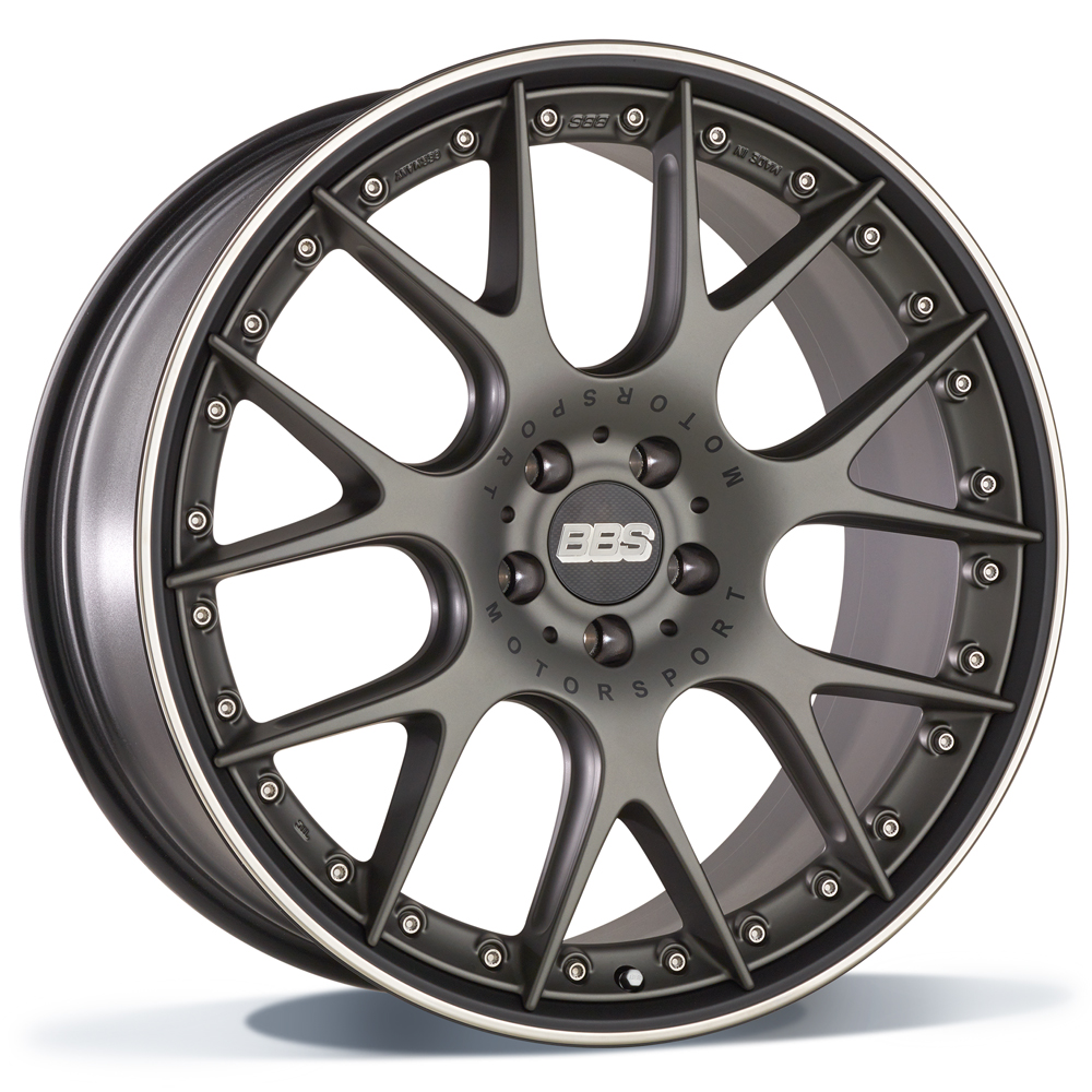BBS CH-RII - platinum/black - 10.5J x 22inch ET30 5x120 naaf 82