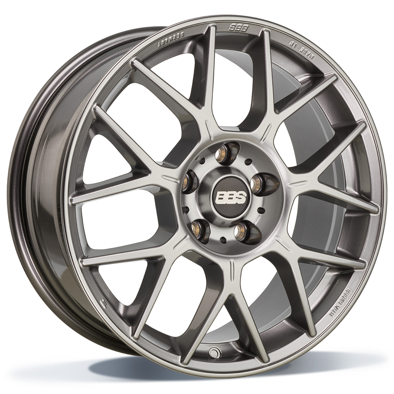 BBS XR - platinum silver - 8.5J x 20inch ET35 5x112 naaf 82
