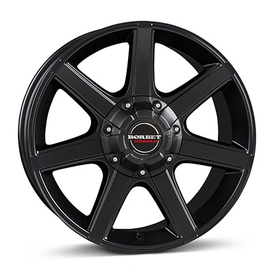 Borbet CWE - black matt - 8J x 17inch ET20 6x114.3 naaf 66.1
