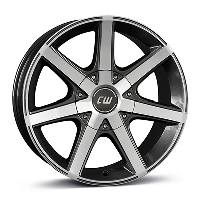 Borbet CWE - mistral anthracite glossy polished - 7J x 16inch ET40 5x114.3 naaf 71.6