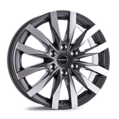 Borbet CW6 - mistral anthracite glossy - 6.5J x 16inch ET62 6x130 naaf 84.1