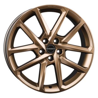Borbet N - bronce matt - 8J x 18inch ET44.1 5x112 naaf 57.1