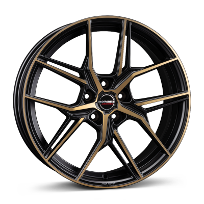 Borbet QX - black bronze matt - 8J x 19inch ET44 5x112 naaf 57.1