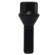 ST Wielbouten - Conisch kegel 60&deg; M12x1.5 SW17 Lengte 50mm, SW17 - set 10 stuks zwart - ST56110473