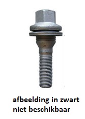 ST Wielbouten - Vlak M12x1.25 Lengte 45mm, SW17 - set 10 stuks zwart - ST56110517