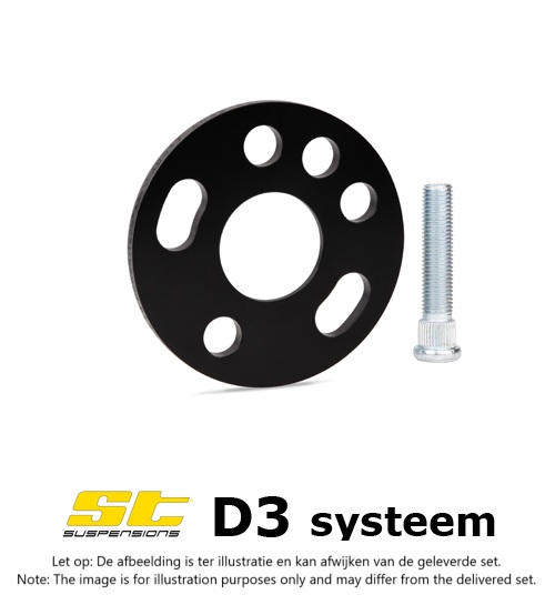 ST Wheelspacers Toyota Celica [_T16] 1985-1989 40mm (per as) systeem D3
