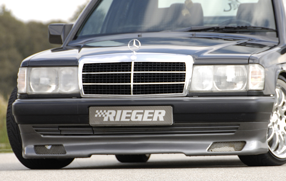 Rieger Tuning voorspoiler lip Mercedes 190 [W201] Sedan