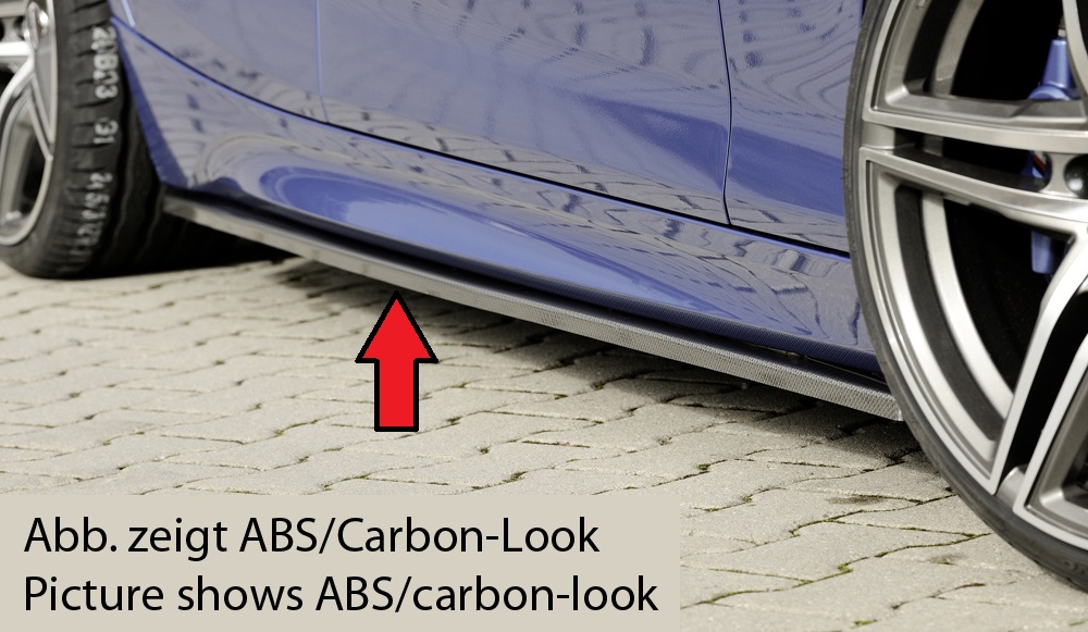 Rieger Tuning sideskirt aanzetstuk Rechts BMW 1-serie F20