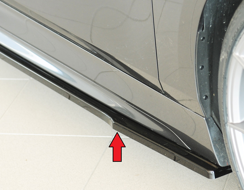 Rieger Tuning sideskirt aanzetstuk Rechts BMW 1-serie F40