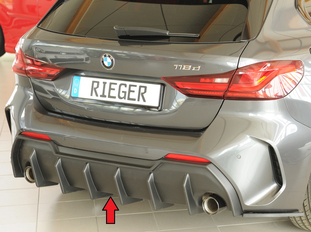 Rieger Tuning diffuser BMW 1-serie F40