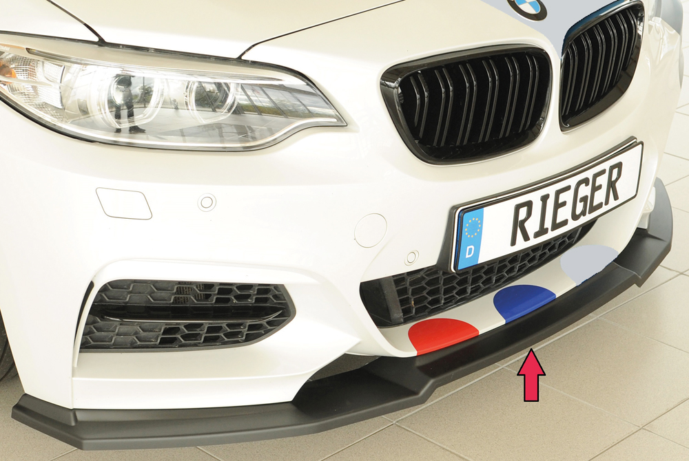Rieger Tuning voorsplitter BMW 2-serie F22