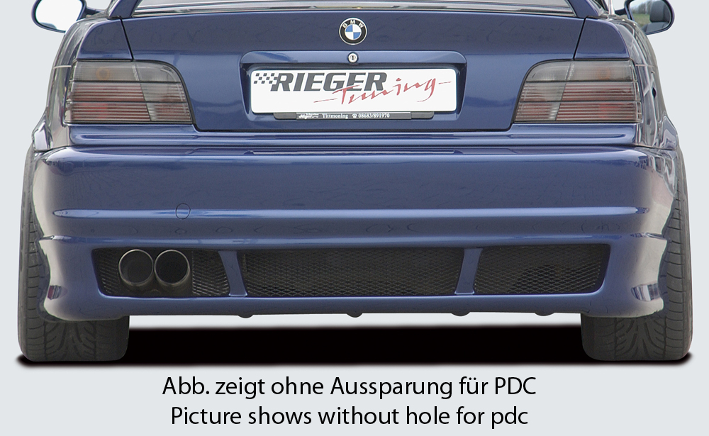 Rieger Tuning achterbumper (V2) BMW 3-serie E36