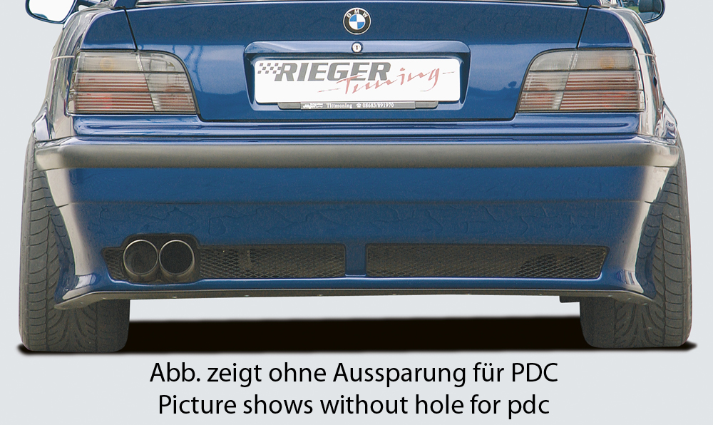 Rieger Tuning achterbumper (V1) BMW 3-serie E36
