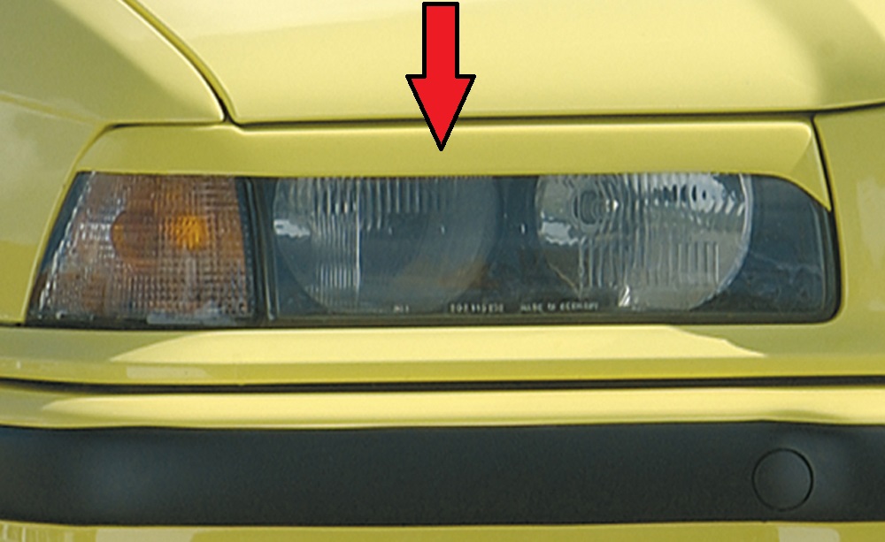 Rieger Tuning wenkbrauwen BMW 3-serie E36 Coupe