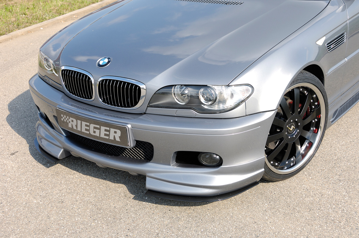 Rieger Tuning voorspoiler lip BMW 3-serie E46
