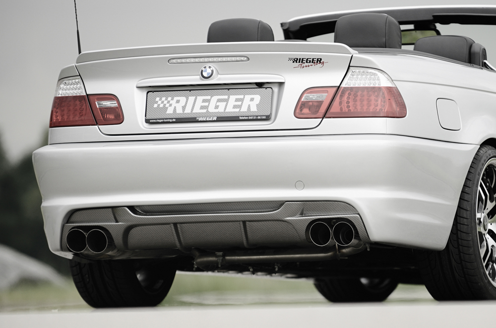 Rieger Tuning achterbumper BMW 3-serie E46