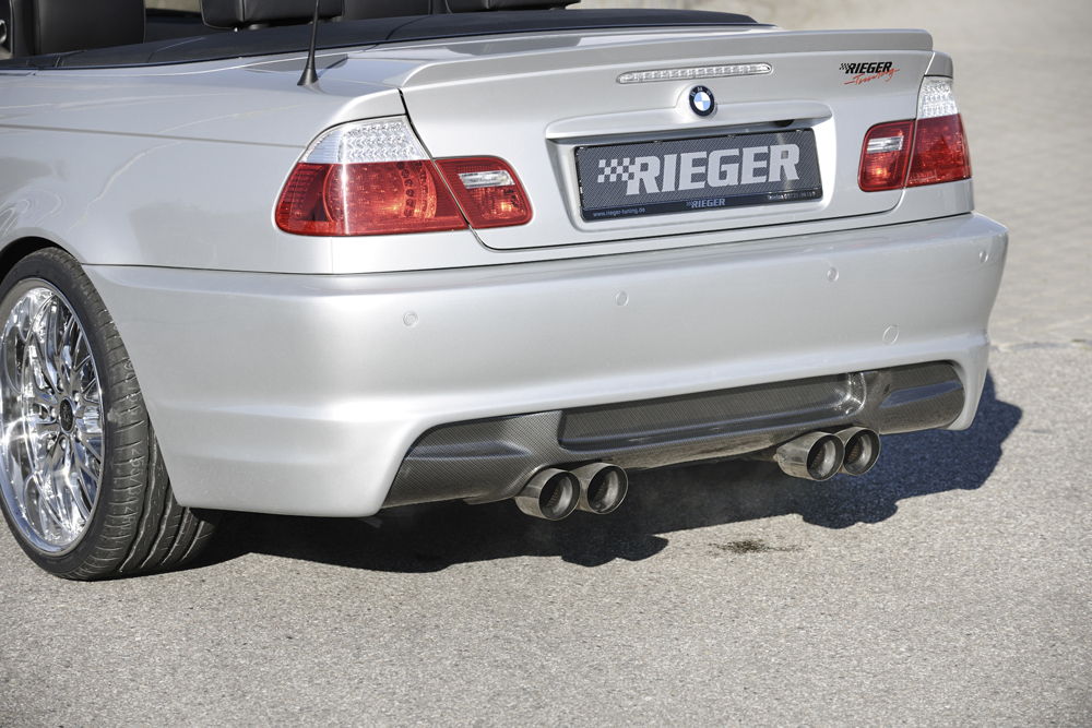 Rieger Tuning achterbumper BMW 3-serie E46
