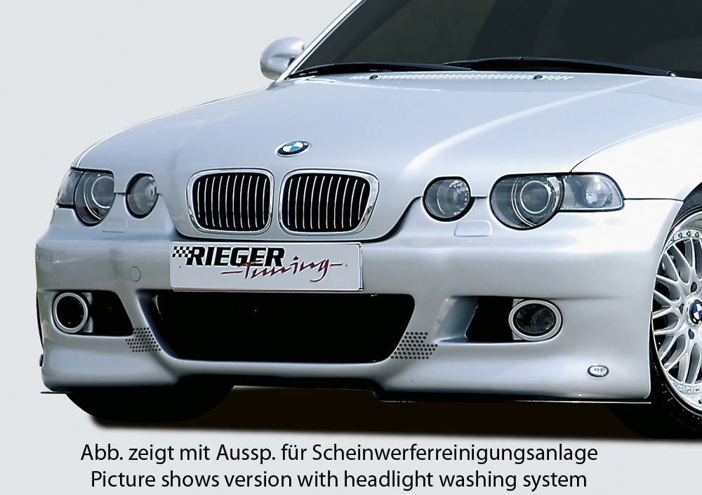 Rieger Tuning voorbumper BMW 3-serie E46 Compact