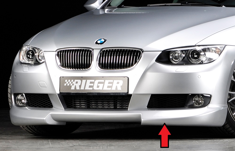 Rieger Tuning voorspoiler lip BMW 3-Serie E92