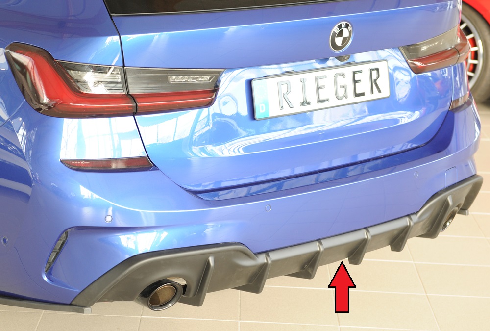Rieger Tuning diffuser Matt Zwart BMW 3-Serie G20/21