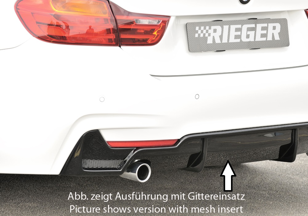 Rieger Tuning diffuser BMW 4-Serie F32/33/36