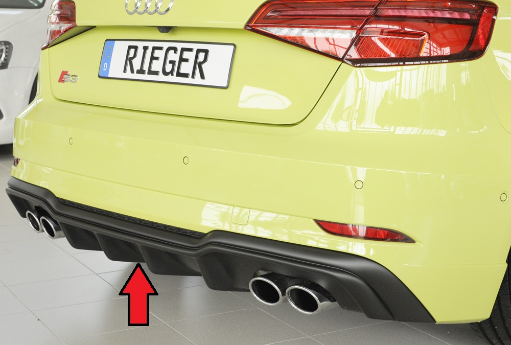 Rieger Tuning diffuser Audi A3 / S3 [8V]