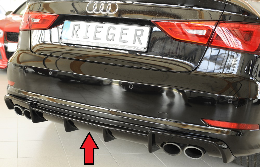 Rieger Tuning diffuser (type: 88158) Audi A3 / S3 [8V]